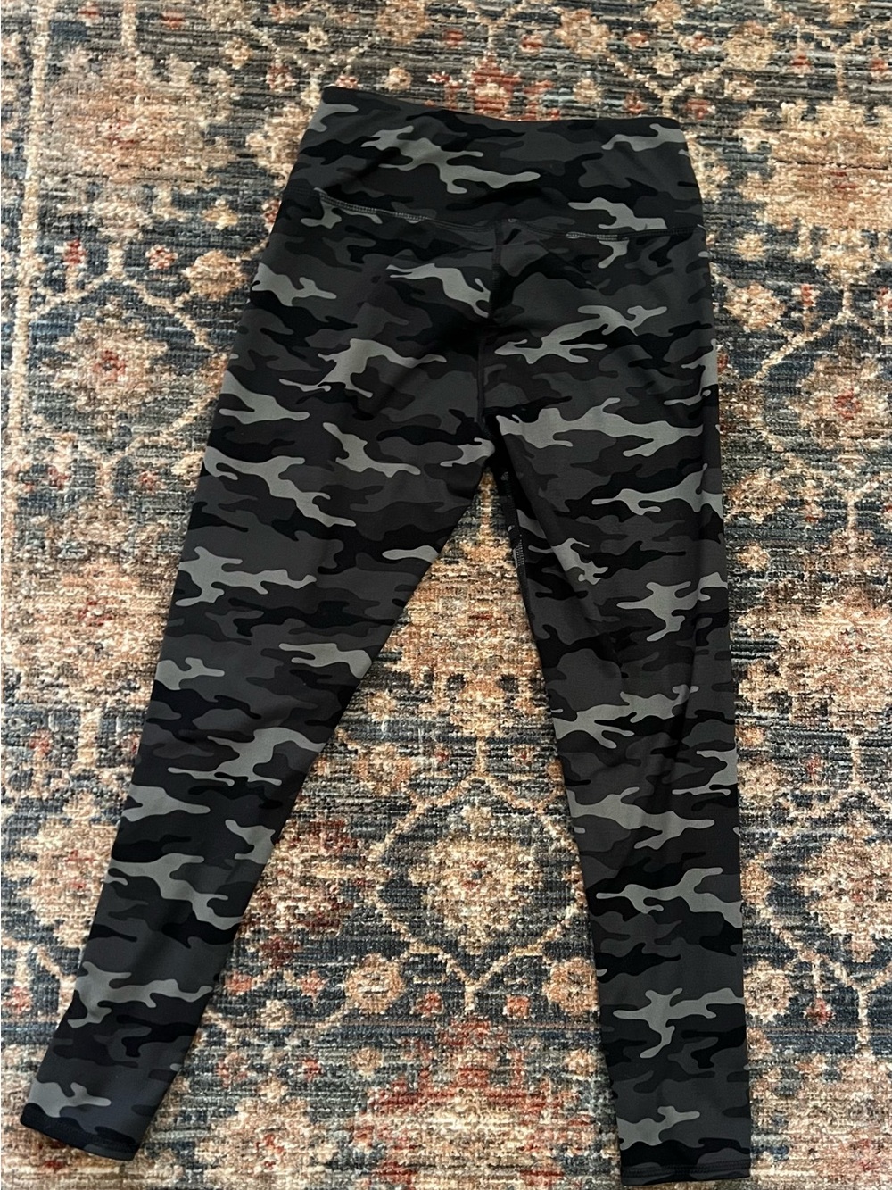 Maurices Black & Gray Camo Leggings